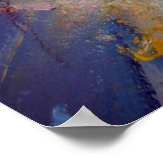 Poster Art Abstrait original (Coin)