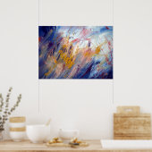 Poster Art Abstrait Original (Cuisine)