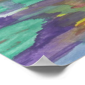 Poster Art abstrait réflexions (Coin)