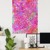 Poster Art abstrait : Rêves d'été (Bureau à domicile)