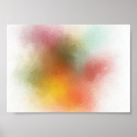Art Abstrait Rouge Jaune Bleu Vert Violet Rose