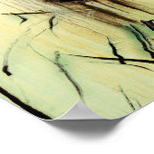 Poster Art Abstrait rouille - Amusement Cool unique (Coin)