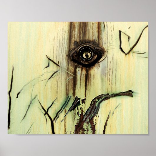 Poster Art Abstrait rouille - Amusement Cool unique (Devant)