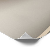 Poster Art abstrait sculpté beige contemporain (Coin)