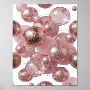 Poster ART ABSTRAIT Sharp Silver