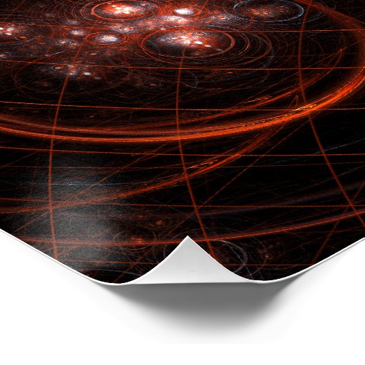 Poster Art Abstrait Starlight (Coin)