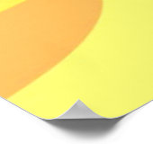 Poster Art abstrait Sun (Coin)