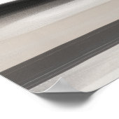 Poster Art Abstrait, Tan noir & blanc, État moderne (Coin)