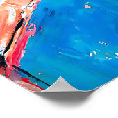 Poster Art abstrait Urban Pulse (Coin)