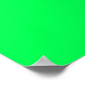 Poster Art Abstrait Vert Et Bleu Groovy 305 (Coin)