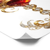 Poster ART ABSTRAIT Witty Gold (Coin)