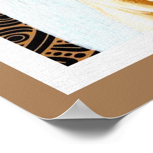 Poster Art Afrocentrique (Coin)