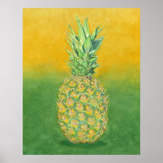 Poster Art ananas (Devant)