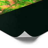 Poster Art Art Fractal Plancher Forêt (Coin)