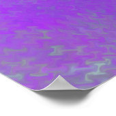 Poster Art au marbre violet brillant (Coin)
