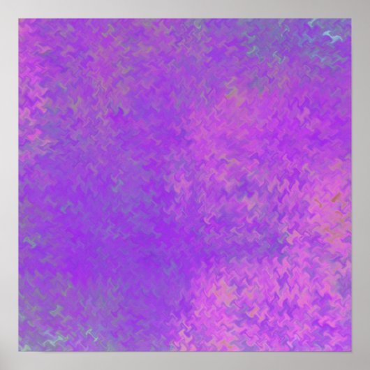 Poster Art au marbre violet brillant (Devant)