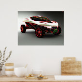 Poster Art automobile (Cuisine)