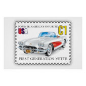 POSTER ART AUTOMOBILE C-ONE (Devant)