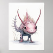 Poster Art Axolotl : (Devant)