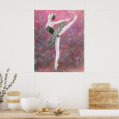 Poster Art Ballet Black Swan (Cuisine)
