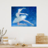 Poster Art Ballet de Swan Lake Imprimer (Cuisine)