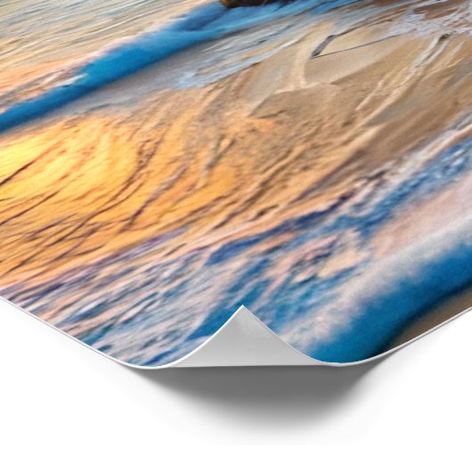 Poster Art Beach Scène (Coin)