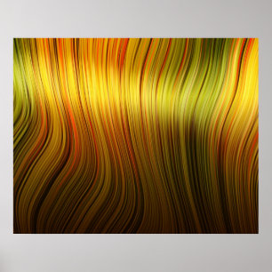 Poster Art Bio Moulage Plastique Doux Strands Jaune