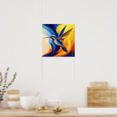 Poster Art Biomorphique des colibris (Cuisine)