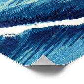 Poster Art Blue Ocean Waves (Coin)