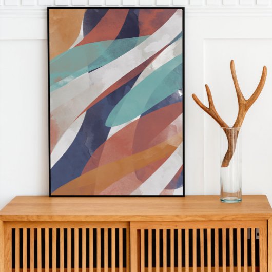 Poster Art Bohémien, Peinture Du Milieu Du Siècle, Tons T