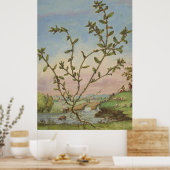 Poster Art botanique antique Mugwort (Cuisine)