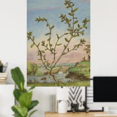 Poster Art botanique antique Mugwort (Bureau à domicile)