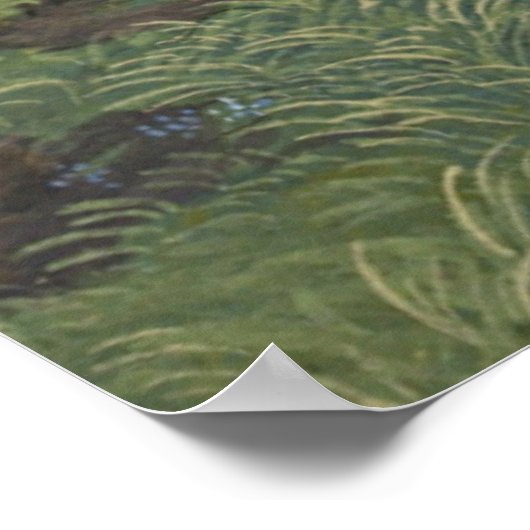 Poster Art botanique antique Snowdrop (Coin)