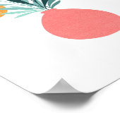 Poster Art botanique moderne boho de plantes en pot (Coin)