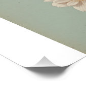 Poster Art botanique vintage (Coin)