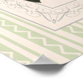 Poster Art Botanique Vintage Camellia Design frappant (Coin)