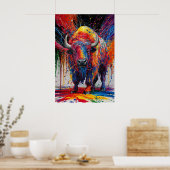 Poster Art Buffalo AI (Cuisine)
