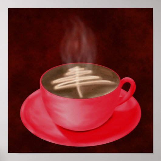 Poster Art Cappuccino de Noël (Devant)