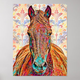 Poster Art Cheval Vintage Artsy Imprimer
