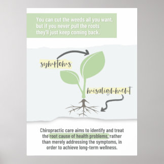 Poster Art chiropratique, chiropraticien, chiropratique