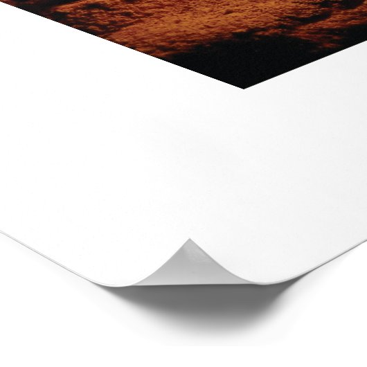 Poster Art chrétien "Christ Candle" Imprimer (Coin)