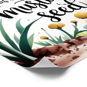 Poster Art chrétien de la foi comme une graine de moutard (Coin)