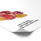 Poster Art chrétien de Thanksgiving rustique (Coin)