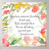 Poster Art chrétien | Joshua 1:5 (Devant)