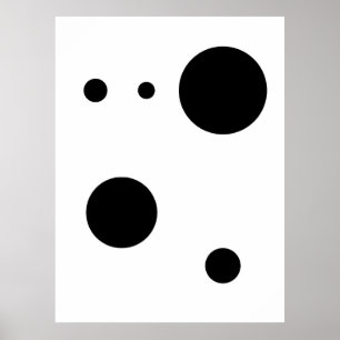 Poster Art circulaire Abstrait minimaliste   Géométrique 