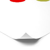 Poster Art circulaire géométrique customisé, brillant et (Coin)