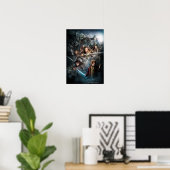 Poster Art clé (Bureau à domicile)