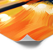 Poster Art coloré fauviste de Madrid Gran Via (Coin)