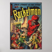Poster Art comique de l'âge d'or - Rocketman (Devant)