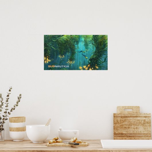 Poster Art Concept Forêt Subnautica Kelp (Cuisine)